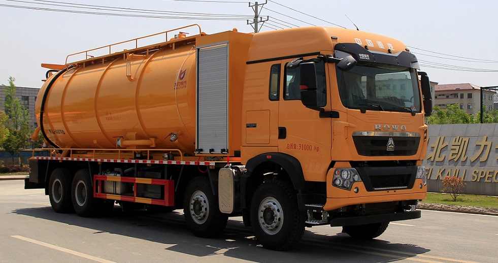 凯力风牌KLF5310GQWZ6型清洗吸污车