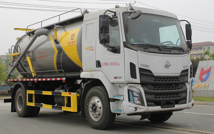 凯力风牌KLF5180GXWL6型吸污车