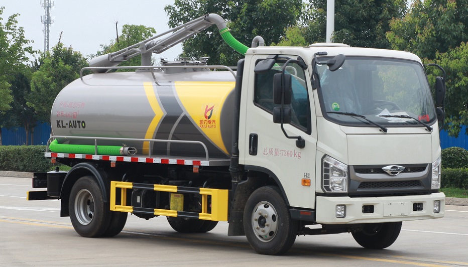 凯力风牌KLF5070GXEB6型吸粪车
